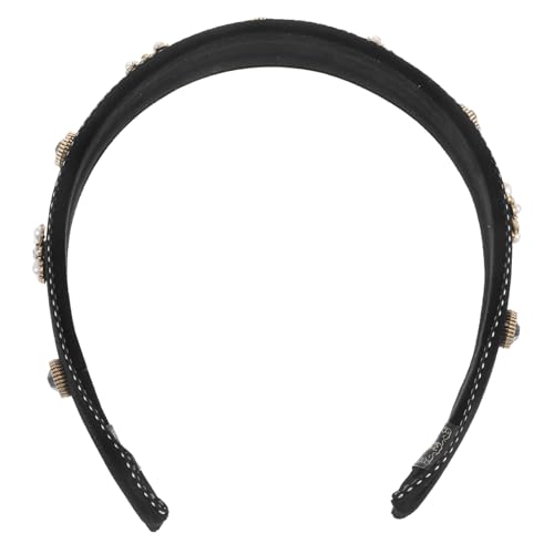 FRCOLOR Strass-stirnband Für Damen Breites Stirnband Mit Schmucksteinen Modisches Kopfstück Rutschfester Sitz Für Hochzeiten Und Partys Angenehm Zu Tragen von FRCOLOR