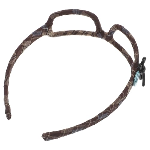 FRCOLOR Brillen Für Fotoautomaten Mit Schleifendesign Partybrillen Für Silvester Festliche Brillen-requisiten Stirnbänder Für Weihnachten Haar-accessoires Für Feiertage Karierte von FRCOLOR