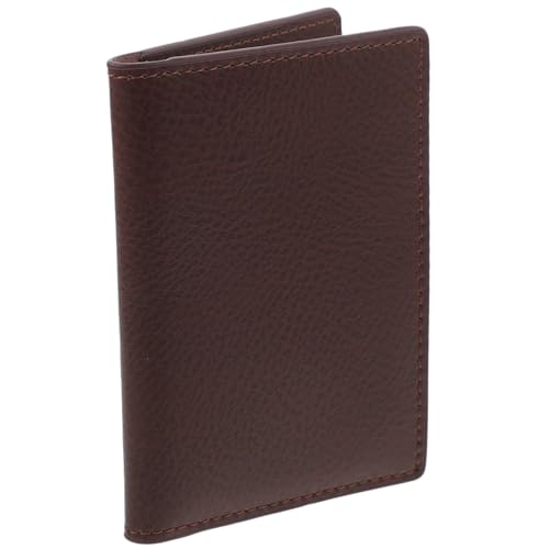 FRCOLOR Visitenkarten-Organizer Aus Kunstleder Doppelseitiger Kartenhalter Mit Taschen Kartenetui Für Herren Visitenkartenetui Kartenbehälter Visitenkartenetui-geldbörse Kartenschutz von FRCOLOR