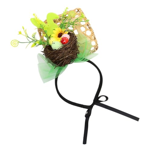 FRCOLOR Vogelnest Stirnband Kostümzubehör für die Osterparty aufblasbares Kostüm für Erwachsene fasching haarreif fasching kopfbedeckung Stirnband für Kinderpartys Kostümparty-Requisite von FRCOLOR