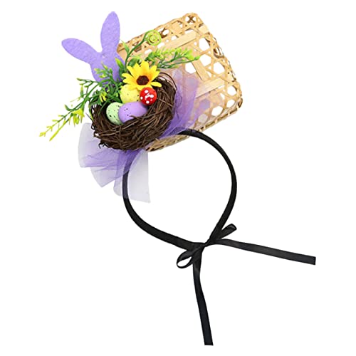 FRCOLOR Vogelnest Stirnband Osterdekorationen Stirnband Neuheit Stirnbänder Neuheit Haarschmuck Für Die Osterparty Stirnband Für Osterhase Mädchen-tutu Ostervorräte Rattan Violett FRCOLOR Vogelnest Stirnband Osterdekorationen Stirnband Neuheit Stirnbänder Neuheit Haarschmuck Für Die Osterparty Stirnband Für Osterhase Mädchen-tutu Ostervorräte Rattan Violett von FRCOLOR