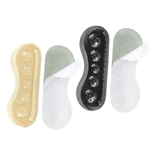 FRCOLOR 2paare Fersenpolster Für Damen Rutschfeste Schuhpolster-einsätze High Heels-polster Fersenschalen Weiche Fersenkissen Anti-rutsch Wiederverwendbare Polstereinlagen Zehenpolster von FRCOLOR