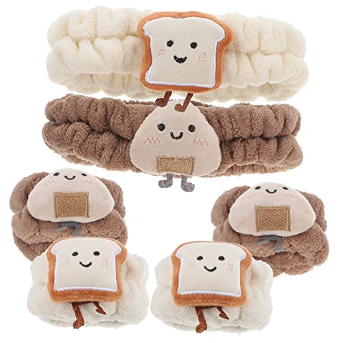 FRCOLOR Waschstirnband Und Armband Gesicht Waschen Wasser Absorbieren Handgelenk Handtücher Für Spa Hautpflege Elastisch Und Rutschfest Geeignet Für Frauen von FRCOLOR