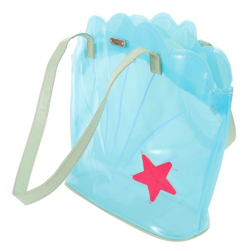 FRCOLOR Wasserdichte Strandtasche Transparent Mit Muschel-design Für Damen Sanddichte Pool-tasche Leicht Für Urlaub Strand Und Reisen Und Geräumig FRCOLOR Wasserdichte Strandtasche Transparent Mit Muschel-design Für Damen Sanddichte Pool-tasche Leicht Für Urlaub Strand Und Reisen Und Geräumig von FRCOLOR