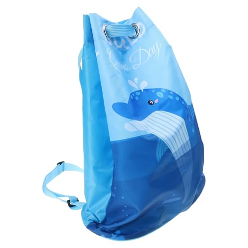 FRCOLOR Wasserdichter Junge Mädchen-strandrucksack Mit Kordelzug Strandtasche Aus Strapazierfähigem Material Schwimmtasche Zum Schutz Vor Sand Und Wasser Leichter Rucksack Für Schwimmunter von FRCOLOR