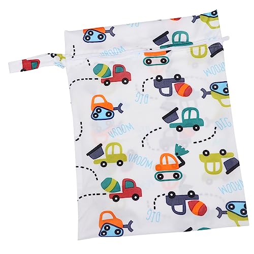 FRCOLOR Wickeltasche Wiederverwendbar Für Junge Mädchen Cartoon-muster Mit Einzelreißverschluss Praktisch Zum Tragen Windeln Essen Kleidung Und Mehr von FRCOLOR