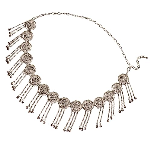 FRCOLOR Strass Taillenkette Perlen Bauchkette Damen Körperkette Schmuck Gürtel Mit Strasssteinen Für Hochzeit Strandpartys von FRCOLOR