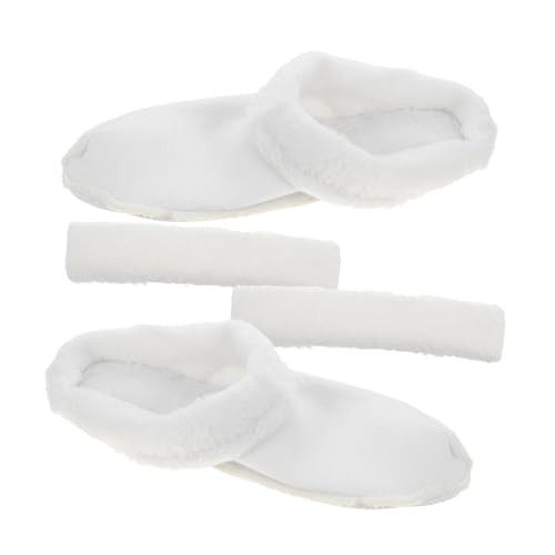 FRCOLOR Weiche Dicke Plüsch-schuh-einlagen mit Abnehmbarem Baumwollfutter Waschbare Hausschuh-überzüge für Damen Wärmeisolierend Komfortabel Passend für Weiß FRCOLOR Weiche Dicke Plüsch-schuh-einlagen mit Abnehmbarem Baumwollfutter Waschbare Hausschuh-überzüge für Damen Wärmeisolierend Komfortabel Passend für Weiß von FRCOLOR