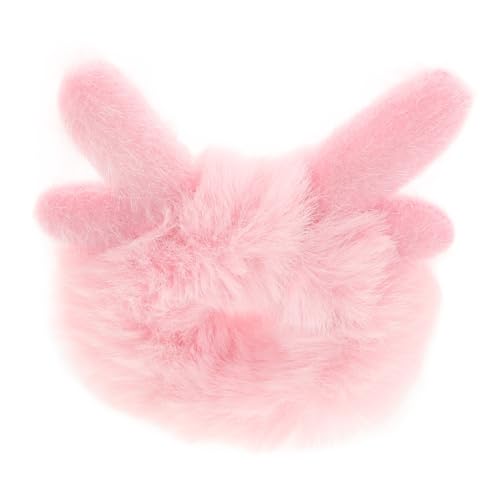 FRCOLOR Weiche Plüsch Haargummis für Mädchen Sanfte Elastische Haarbänder Flauschige Haaraccessoires mit Waldmotiv Vielseitig als Haargummi Armband und Halskette für Herbst Winter von FRCOLOR