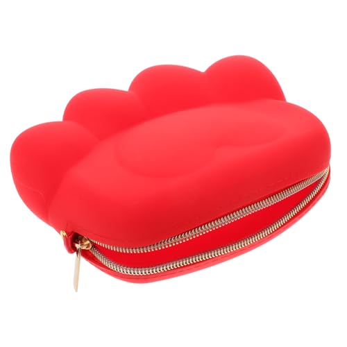 FRCOLOR Weiches Silikon Münzbörse Kleine Geldbörse Damen Katzenpfote Münzfach Handtasche Vielseitig Tragbar Schultertasche Crossbody Praktisch Reise Münzbeutel FRCOLOR Weiches Silikon Münzbörse Kleine Geldbörse Damen Katzenpfote Münzfach Handtasche Vielseitig Tragbar Schultertasche Crossbody Praktisch Reise Münzbeutel von FRCOLOR