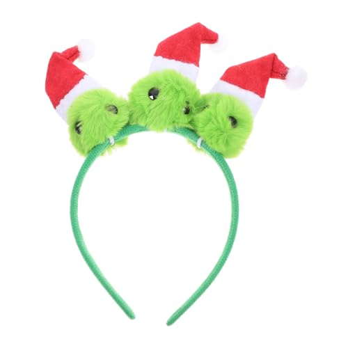 FRCOLOR Weihnachts Haarreif Weihnachtsmütze Haarschmuck für Xmas Party Cosplay Fotorequisit Sicheres Material und Komfort von FRCOLOR