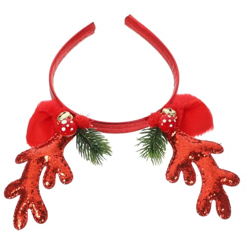 FRCOLOR Haarbänder Weihnachtsstirnband Leuchtendes Geweih Stilvolle Und Bequeme Kopfbedeckung Für Frauen von FRCOLOR