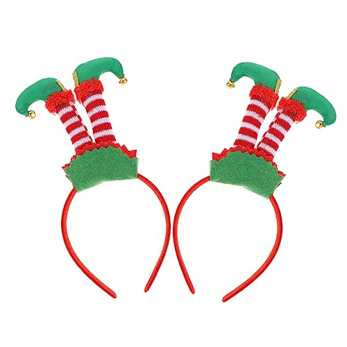 FRCOLOR Weihnachts-stirnband-set Von Santa Leg Style Haar-accessoires für Weihnachtsfeiern Jungen und Mädchen Erwachsene von FRCOLOR