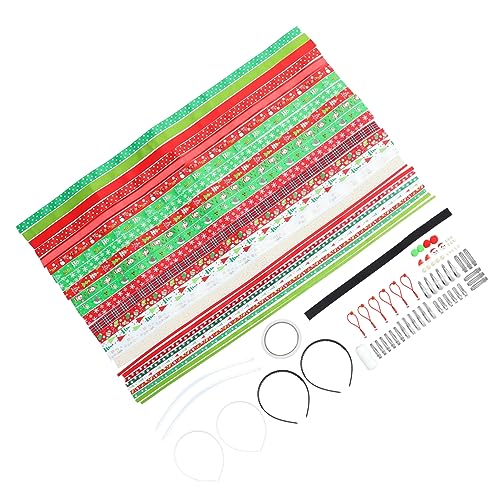 FRCOLOR Weihnachtsband-set Für Haarband Weihnachts-stirnband Weihnachts-haar-accessoires Material von FRCOLOR