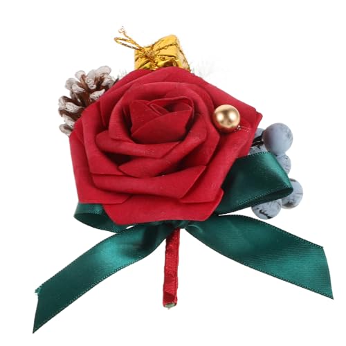 FRCOLOR Weihnachtsbrosche Damen Modische Anstecknadel Festliche Dekorative Pin Für Kleidung Schal Hutaccessoire Elegant Vielseitig Weihnachten von FRCOLOR