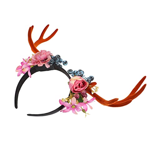 FRCOLOR Weihnachtsparty-geweih-haarband Weihnachts-stirnband Für Frauen Modisches von FRCOLOR