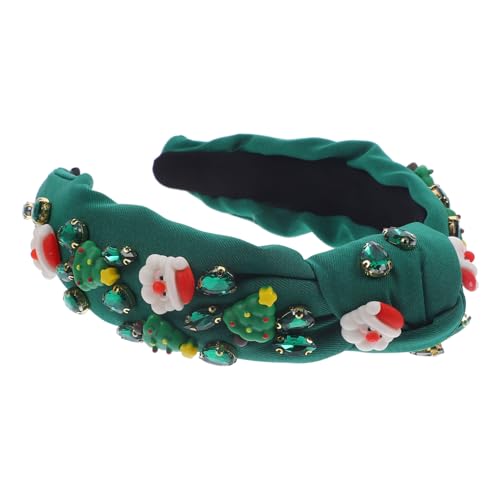 FRCOLOR Weihnachtsstirnband Weihnachts-Haarschmuck Weihnachtsstirnbänder für Weihnachtsdekoration haar zubehör Weihnachtsknoten-Stirnband Stirnbänder für mischen schmücken von FRCOLOR