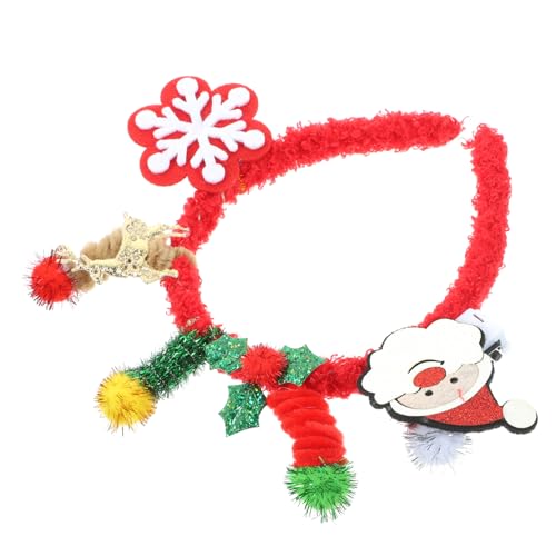 FRCOLOR Weihnachts-stirnband Glitzernder Weihnachts-turban Stirnband für Damen Weicher Stoff Stirnband für Den Urlaub von FRCOLOR