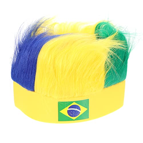 FRCOLOR Wig Stretchy Hut Für Fußballfans Elastische Perückenkappe Atmungsaktives Haarnetz Verstellbare Kopfbedeckung Für Damen Und Herren Für Partys Und Cosplay FRCOLOR Wig Stretchy Hut Für Fußballfans Elastische Perückenkappe Atmungsaktives Haarnetz Verstellbare Kopfbedeckung Für Damen Und Herren Für Partys Und Cosplay von FRCOLOR