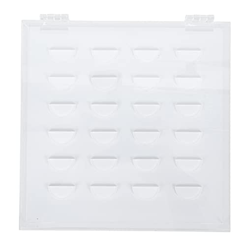 FRCOLOR Wimpernverlängerungsset Wimpernverpackungskoffer Tragbarer Organizer Für Falsche Wimpern Einstöckiger Aufbewahrungsbehälter Weißer Für Make-up-zubehör von FRCOLOR