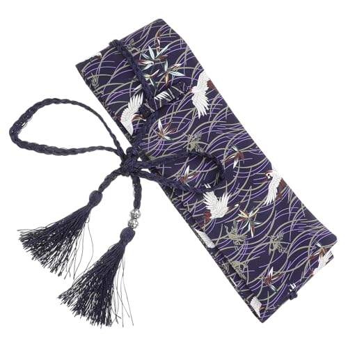 FRCOLOR Eleganter Vintage-kimono-gürtel mit Kranichmuster und Breiter Quaste Im Japanischen Stil für Damen von FRCOLOR