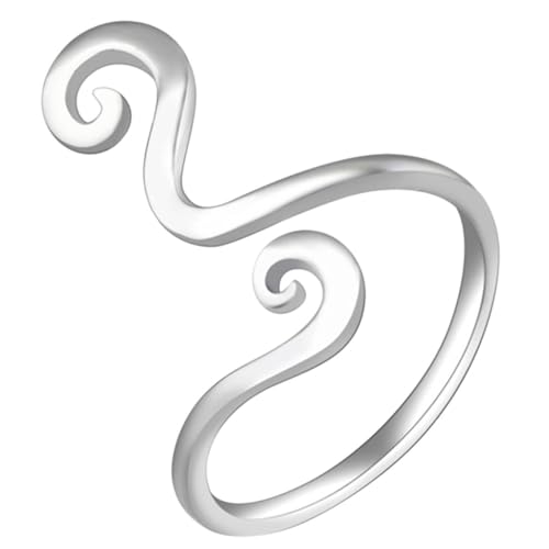 FRCOLOR Verstellbarer Zehenring Aus Legierung Offener Zehenring Für Frauen Modischer Fußschmuck Damenring Für Alltag Kreatives Design Für Teens von FRCOLOR