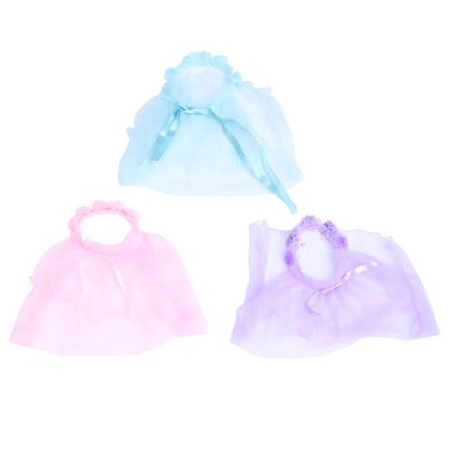 FRCOLOR 3stücke Mädchen Haarkranz Mit Schleier Hochzeitsschmuck Kopfschmuck Für Blumenmädchen Handgefertigt Für Hochzeit Party Fotografie von FRCOLOR