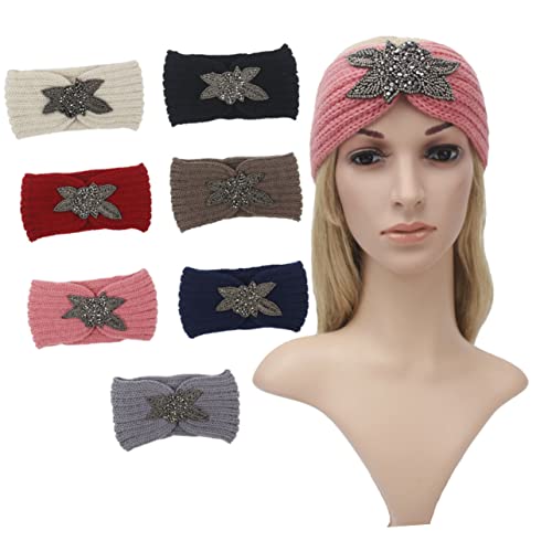 FRCOLOR -haarband Für Damen Und Mädchen Handgefertigt Mit Blumenmuster Atmungsaktives Stirnband Beige Für Alltag Und von FRCOLOR