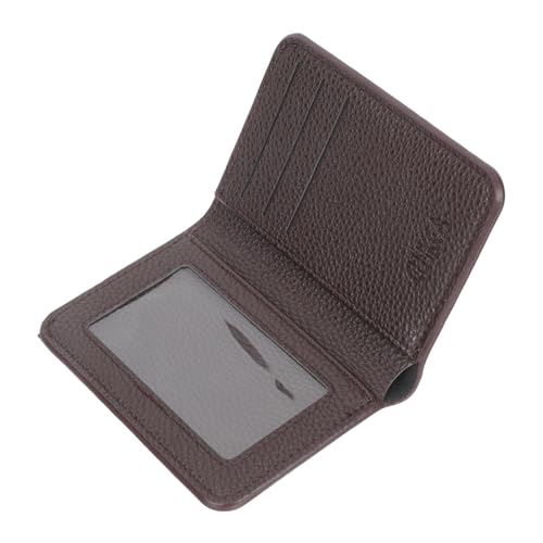 FRCOLOR Kompakte Pu Geldbörse Für Männer Mit Münzfach Stilvolle Bifold Geldbörse in Kaffee Mit Raum Für Karten Banknoten Und Praktischem Sichtfenster Für Einfachen Zugriff von FRCOLOR