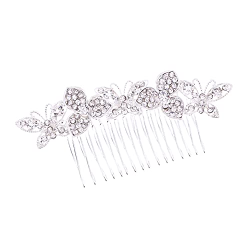 FRCOLOR Tiara Ritual kopfschmuck Frauen kämmen eingesetzter Kamm Hochzeitskamm Strasskamm Haare sagten Kamm Kopfbedeckung Braut Haarschmuck Kristall Rituals von FRCOLOR