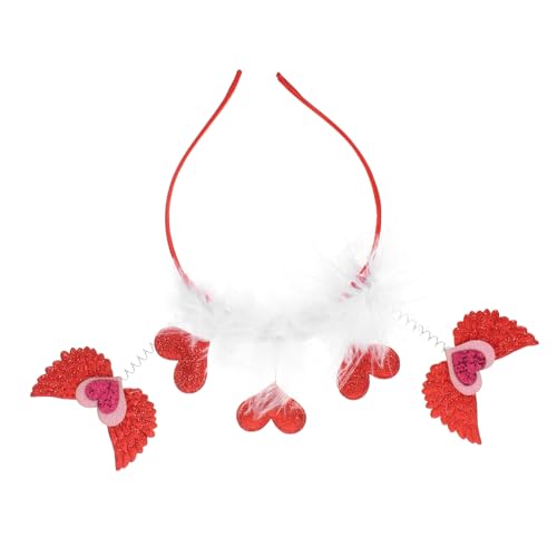 FRCOLOR liebe Stirnband valentinstag zubehör Sonnenbrillen-Stirnband für Damen hair toppers for women hair accessories for stutzenhalter tragegurt Valentine Herz Stirnband Haarband von FRCOLOR