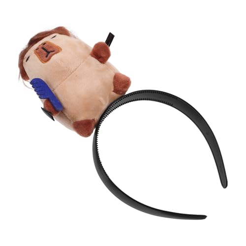 FRCOLOR lustiges Stirnband Lustiges Capybara-Haarband Capybara-Plüsch-Haarband Kostümzubehör Haarreifen Lustige Kopfbedeckung geburtstag haarschmuck Stirnbänder für Halloween Stoff Coffee FRCOLOR lustiges Stirnband Lustiges Capybara-Haarband Capybara-Plüsch-Haarband Kostümzubehör Haarreifen Lustige Kopfbedeckung geburtstag haarschmuck Stirnbänder für Halloween Stoff Coffee von FRCOLOR
