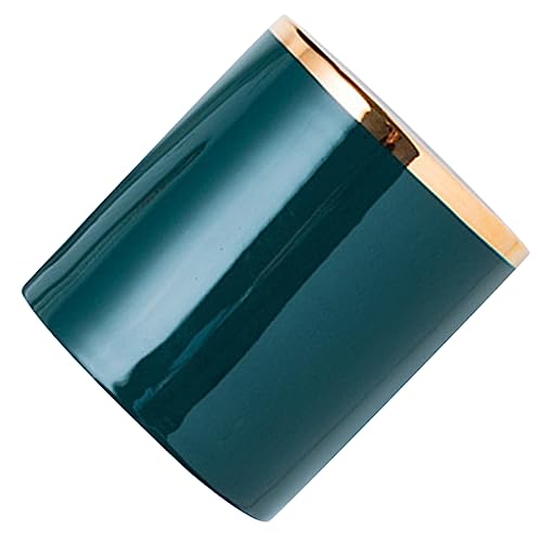 FRCOLOR Stiftständer Aus Keramik Für Schreibtisch Stiftehalter Mit Großem Fassungsvermögen Organizer Für Büro Und Homeoffice Make-up Pinselbecher Stabile Anzeige Und Langlebiges von FRCOLOR