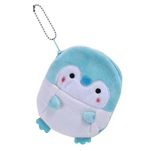 FRCOLOR Plüschpinguingeldbörse Aus Pp-Baumwolle Kleine Tragbare Geldbörse Für Münzen Schlüssel Und Lippenstift Geeignet Für Erwachsene Und Junge Mädchen von FRCOLOR