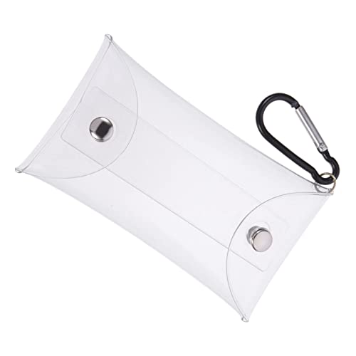 FRCOLOR transparente Geldbörse Tasche süßer Geldbeutel Schlüsselanhänger Mini Portemonnaie Kopfhörerbeutel durchsichtiges Münzfach Münzbaus kleine Geldbörse Münzbeutel PVC von FRCOLOR