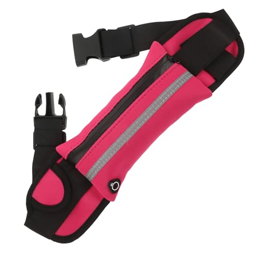 FRCOLOR wasserdichte Mobiltelefon -taillenbeutel Portemonnaie Herren Geldbörse Geldbeutelherren Gewebte Gürteltasche Umhängetasche, Satteltasche Kreditkartenhülle SPI-gürtel Läuft Dyj Rosy von FRCOLOR