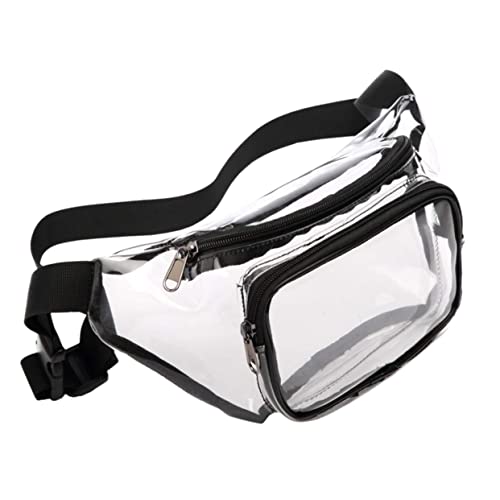 FRCOLOR wasserdichte Outdoor-Sport-gürteltasche Für Männer Und Frauen Mit Verstellbarer Schnalle Transparentes PVC-Material Geeignet Für Radfahren Training Und Andere Aktivitäten von FRCOLOR