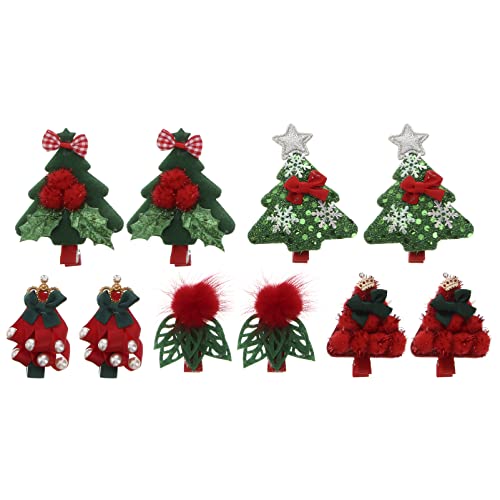 Frcolor 10 Stücke Weihnachten Haarspange Baby Haarklammern Haarclips Haarschmuck Mädchen Kinder Kleinkinder von FRCOLOR