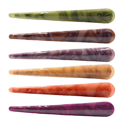 Frcolor 6 Stück Entenschnabel Haarspangen Krokodil Haarnadeln Alligator Krokodil Haarspangen Haar Salon Haarspangen Modische Haarnadeln für Frauen von FRCOLOR