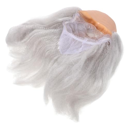 Glatze Perücke für Männer Weiße Halloween Cosplay Perücke Unisex Langlebig und Angenehm für Partys und Robuste Konstruktion aus Strapazierfähigen Kunstfasern von FRCOLOR