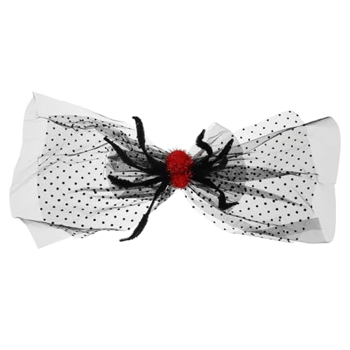 Große Spinnen Haarspange mit Tüll Schleife für Gruselige Haarschmuck für Halloween für Mottopartys Besondere Anlässe Langlebiges Material Einfache Anwendung Große Spinnen Haarspange mit Tüll Schleife für Gruselige Haarschmuck für Halloween für Mottopartys Besondere Anlässe Langlebiges Material Einfache Anwendung von FRCOLOR