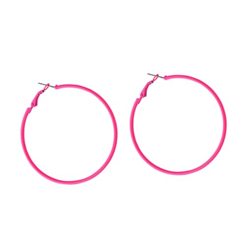 FRCOLOR Runde Kreis Ohrringe Mode Damen Schmuck Geometrische Roségold Ohrhänger Für Alltag Und Anlässe von FRCOLOR