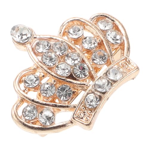 Kronenbrosche für Frauen Anstecknadel Königlichem Design Vielseitig Einsetzbar für Kleidung oder Schals Perfektes Modeaccessoire zur Hochzeit von FRCOLOR
