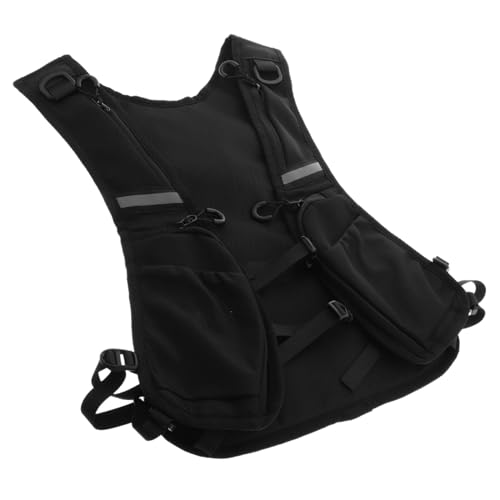 FRCOLOR Leichte Reflektierende Brusttasche Für Herren Laufweste Mit Handyhalterung Sicherheitsausrüstung Für Nachtlauf Und Motorradausrüstung Für Damen Leichte Laufweste Mit von FRCOLOR