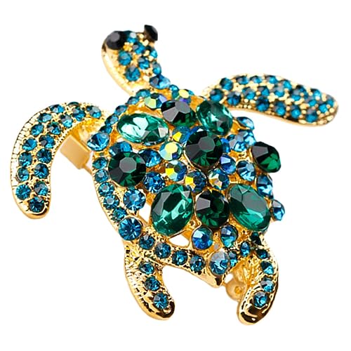 FRCOLOR Schildkröten Brosche für Damen Anstecknadel Metall Tiermotiv Dekoration für Kleidung Schal und Hut Brosche Einzigartiges Design von FRCOLOR