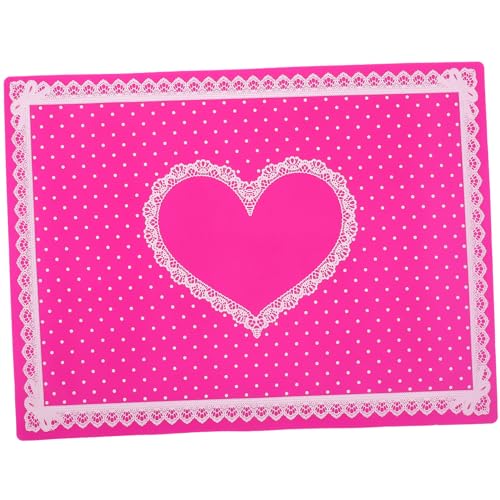 FRCOLOR Silicone Handgelenkstütze Nagelkunst Kissen Armauflage Rosa Rot Rutschfestes Pad Für Maniküre Zubehör Für Nageldesign Und Professionelle Anwendungen von FRCOLOR