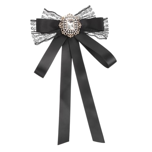 Vorgebundene Fliege Brosche für Damen Krawattennadel mit Vielseitige Brosche für Kleider Perfektes Accessoire für Hochzeiten Partys von FRCOLOR