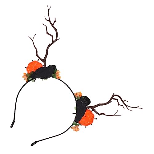 FRCOLOR Halloween-haarband Dämonenhörner Stirnband Für Jungen Und Mädchen Für Partykostüme Schwarzes Dekoratives Stirnband von FRCOLOR