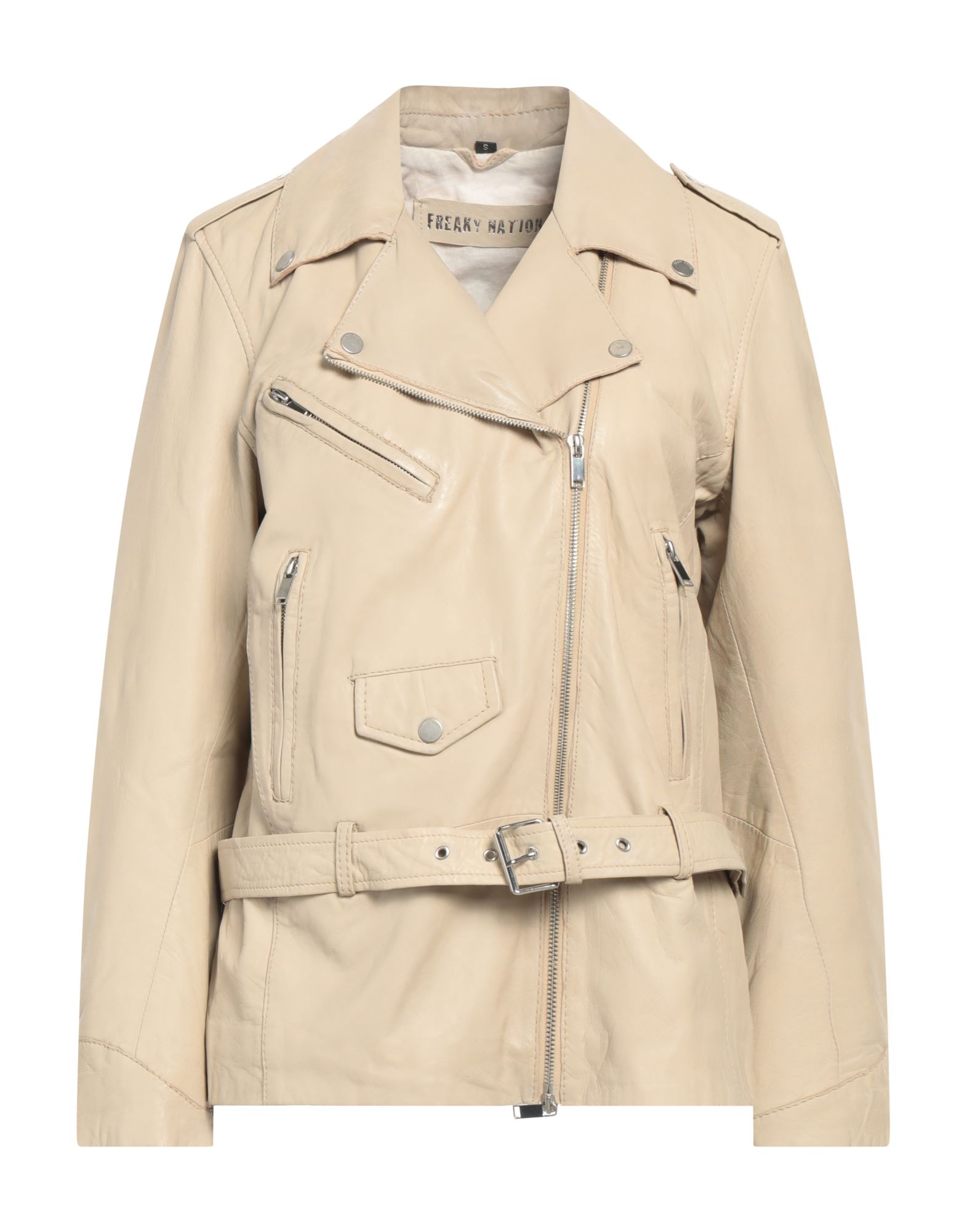 FREAKY NATION Jacke & Anorak Damen Beige von FREAKY NATION