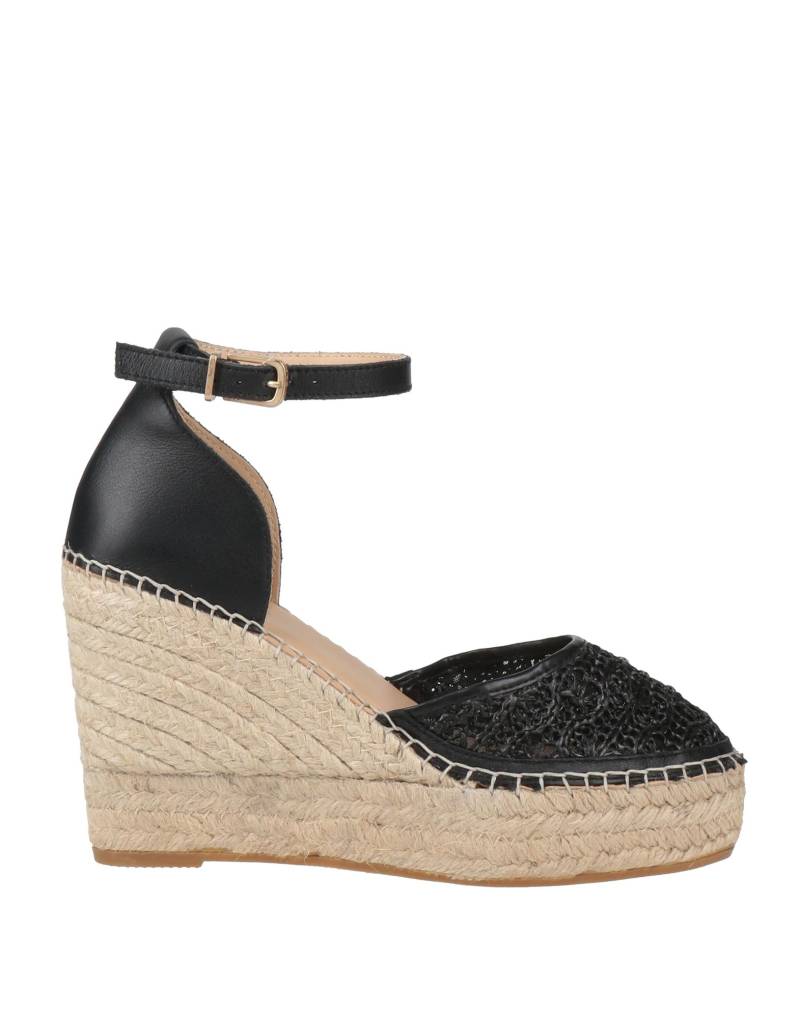FRED DE LA BRETONIERE Espadrilles Damen Schwarz von FRED DE LA BRETONIERE